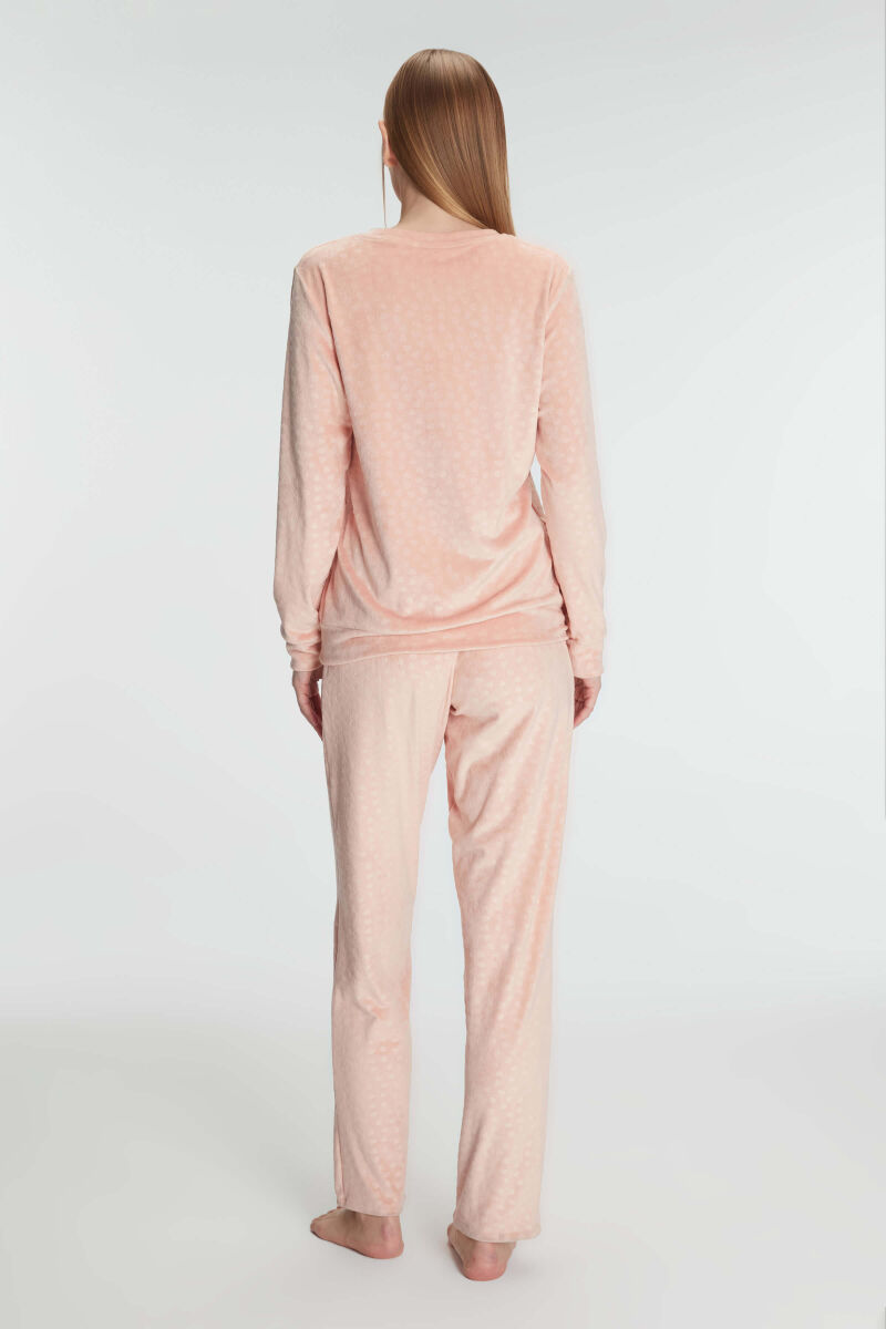 Anıl 11230 Bayan Uzun Kol Sweatshirt ve Pantolon Takım Pijama Takımı - 6