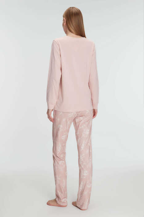 Anıl 11292 Kadın Cotton Modal Uzun Kol Pijama Takımı - 9