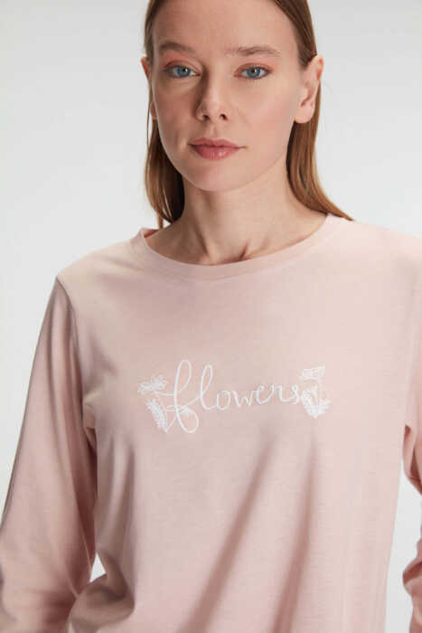 Anıl 11292 Kadın Cotton Modal Uzun Kol Pijama Takımı - 12